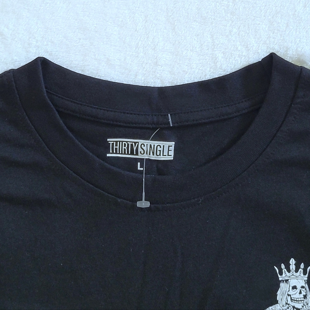 Thirty Single☝️ "King🫅 of Spades♠️" Graphic Tee👕 - NWOT - Picture 4 of 14
